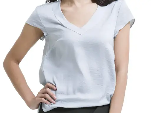 Soft Drape V-Neck Tee